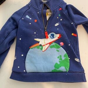 Fun mini boden space sweatshirt